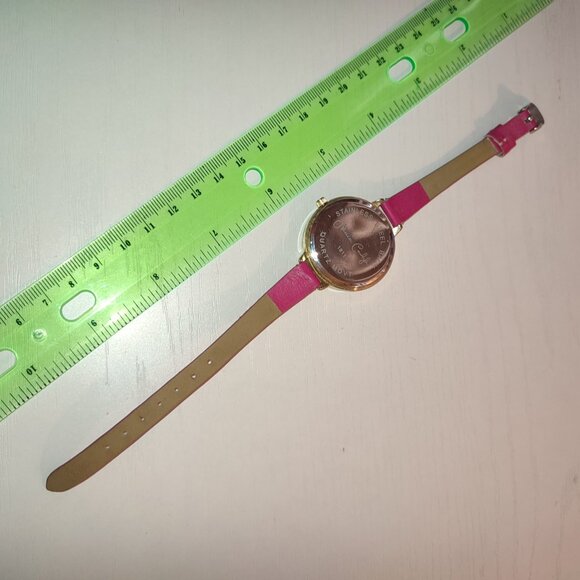 Jessica Carlyle Pink Happy Watch Smiley Heart Pineapple Quartz Stainless Steel - Picture 8 of 10